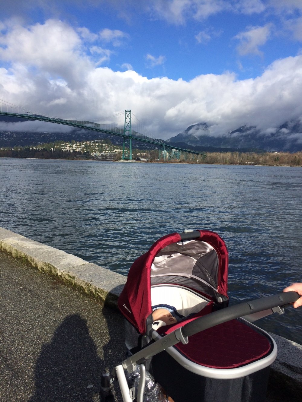 Heading towards the Lions Gate Bridge