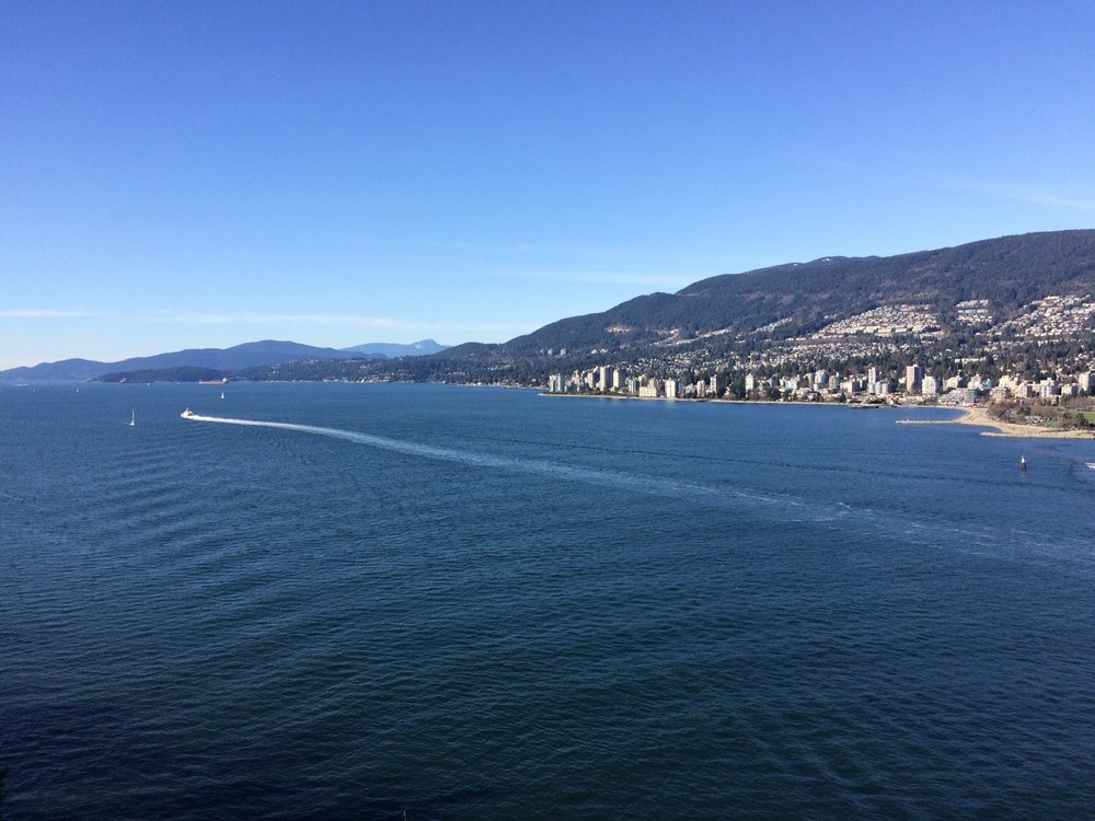 View over West Vancouver from Prospect Point
